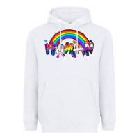White Human pride Heavyweight Hoodie - FaDigitalArtStudio
