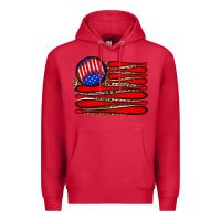 Cardinal leopard baseball flag5 Premium Hoodie - JahusDesignShop
