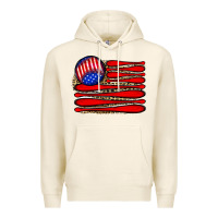 Tofu leopard baseball flag5 Premium Hoodie - JahusDesignShop
