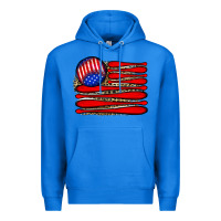 True Royal leopard baseball flag5 Premium Hoodie - JahusDesignShop