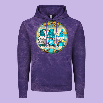 Winter Gnomies Ornament Vintage Hoodie Designed By Bundleandbundleshop