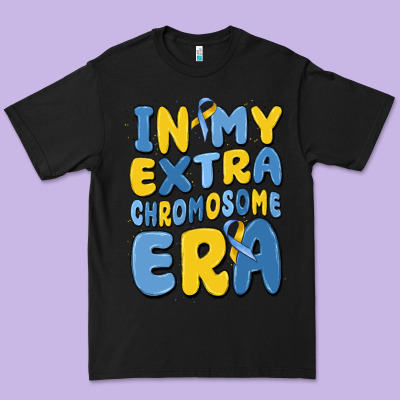 In My Extra Chromosome Era Premium Tee Designed By Maliassmallbusiness