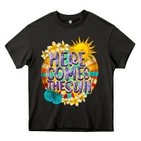 Asphalt Here comes the sun Heavy Core Tee - NancyCooperArtShop