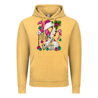 Vintage Mustard Pink Christmas Breast Cancer Ribbon Volleyball Vintage Hoodie - BundleAndBundleShop