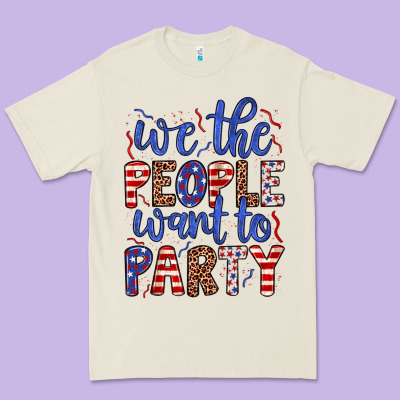 We The People Want To Party Premium Tee Designed By Jahusdesignshop