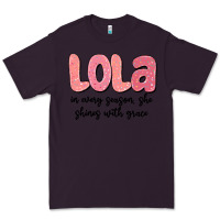 Plum lola in every season, she shines with grace Premium Tee - MaliasSmallBusiness