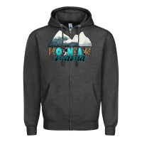 Charcoal Heather Mountain Mama Zipper Hoodie - CowGirlArtShop