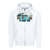 White Mountain Mama Zipper Hoodie - CowGirlArtShop