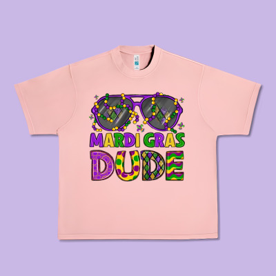 Mardi Gras Celebration Design Urban Heavy Tee Designed By Lillyallendesigns
