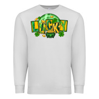 Dove Grey St. Patrick's Day lucky Premium Sweatshirt - FaDigitalArtStudio