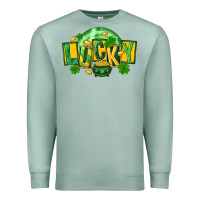Seafoam St. Patrick's Day lucky Premium Sweatshirt - FaDigitalArtStudio