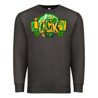 Smoke St. Patrick's Day lucky Premium Sweatshirt - FaDigitalArtStudio