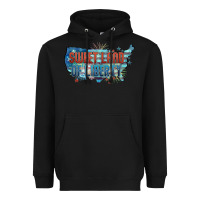 Black Sweet land of liberty Heavyweight Hoodie - FaDigitalArtStudio