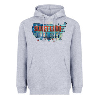 Heather Grey Sweet land of liberty Heavyweight Hoodie - FaDigitalArtStudio