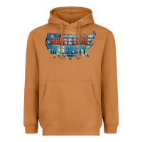 Meerkat Sweet land of liberty Heavyweight Hoodie - FaDigitalArtStudio