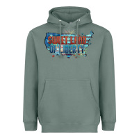 Sage Sweet land of liberty Heavyweight Hoodie - FaDigitalArtStudio
