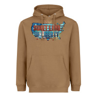 Toasted Coconut Sweet land of liberty Heavyweight Hoodie - FaDigitalArtStudio