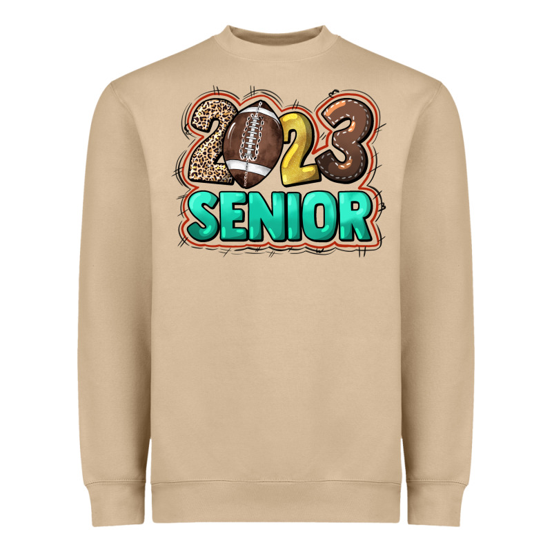 2023 Senior Football Heavyweight Sweatshirt by NancyCooperArtShop | Teevron
