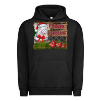 Pigment Black merry Christmas pig Urban Hoodie - CowhideDigitalArt