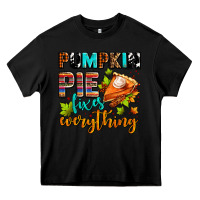 Black pumpkin pie fixes everything Heavy Core Tee - AdoDesignShop