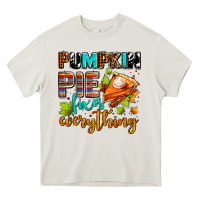Cream pumpkin pie fixes everything Heavy Core Tee - AdoDesignShop