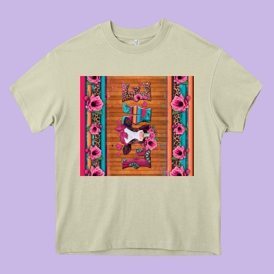 Love Baby Calf Valentine's Day Heavy Core Tee Designed By Jasminsmagicworld