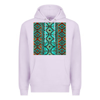 Aztec Turquoise Pattern Premium Hoodie | Teevron