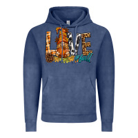 Vintage Denim Love Fall Gnome Vintage Hoodie - BundleAndBundleShop