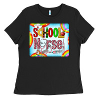 Black Western School Nurse Ladies Tee - LillyAllenDesigns