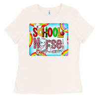 Bone Western School Nurse Ladies Tee - LillyAllenDesigns