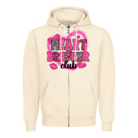 Sandshell Heart breaker club Valentine's Day Zipper Hoodie - HowdyJamesFarm