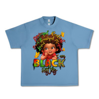Pebble Blue empowering black heritage Urban Heavy Tee - LillyAllenDesigns