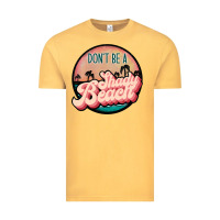 Vintage Mustard don't be a shady beach Vintage Tee - JahusDesignShop