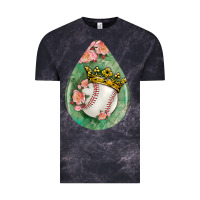 Cloud Black baseball and western roses teardrop  6 Vintage Tee - BundleAndBundleShop