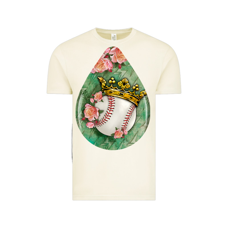 Baseball And Western Roses Teardrop  6 Vintage Tee by BundleAndBundleShop | Teevron