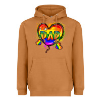 Meerkat Dad pride Heavyweight Hoodie - FaDigitalArtStudio