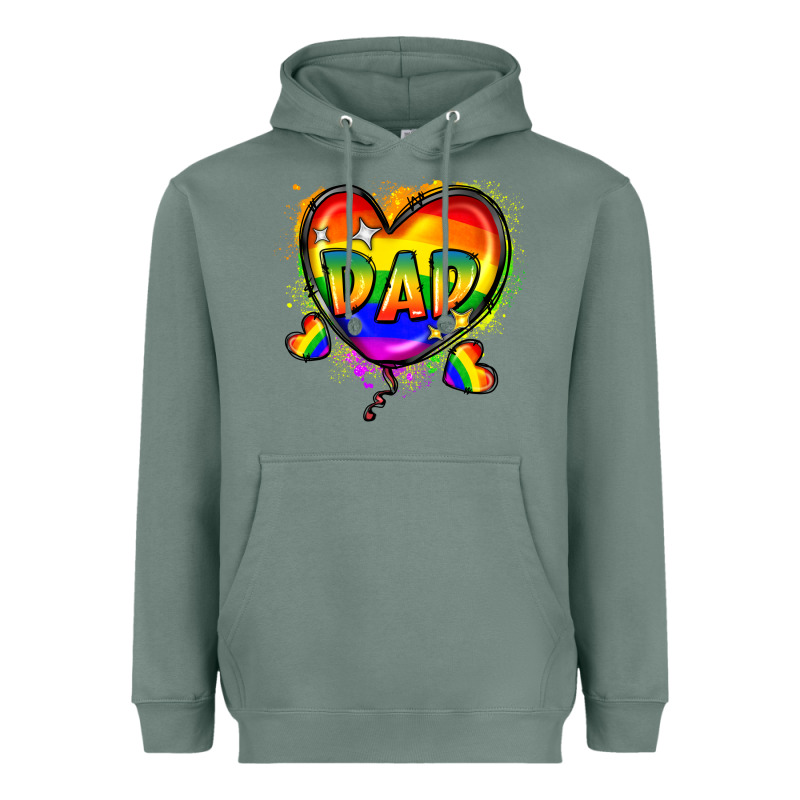 Dad Pride Heavyweight Hoodie by FaDigitalArtStudio | Teevron