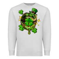 Dove Grey St. Patrick's Day lip Premium Sweatshirt - FaDigitalArtStudio