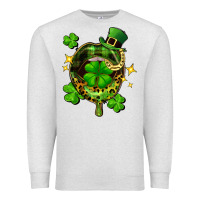 Oatmeal Heather St. Patrick's Day lip Premium Sweatshirt - FaDigitalArtStudio