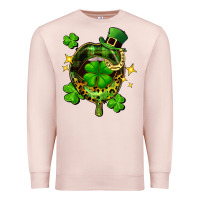 Pale Pink St. Patrick's Day lip Premium Sweatshirt - FaDigitalArtStudio