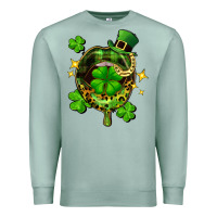 Seafoam St. Patrick's Day lip Premium Sweatshirt - FaDigitalArtStudio