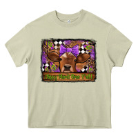 Mossy happy mardi gras y'all cow Heavy Core Tee - Jasminsmagicworld