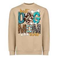 Mushroom Best Dog Mom Ever Heavyweight Sweatshirt - texasbilliewilder