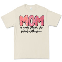 Bone mom in every season, she shines with grace Premium Tee - MaliasSmallBusiness