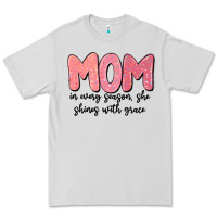 Dove Grey mom in every season, she shines with grace Premium Tee - MaliasSmallBusiness