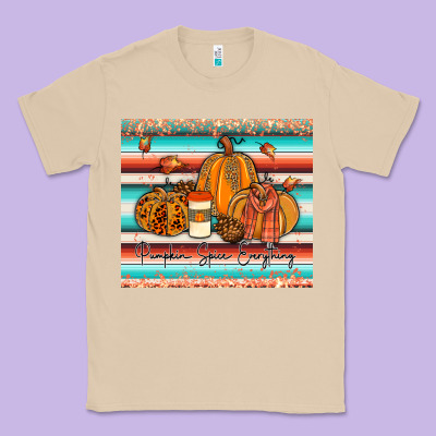 Pumkin Spice Everything Tumbler Classic Tee Designed By Jahusdesignshop