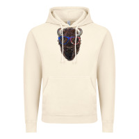 Vintage Artic bison with american flag glasses Vintage Hoodie - RanaPortraitStore