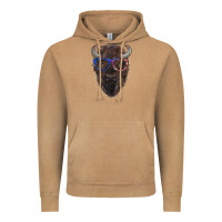 Vintage Camel bison with american flag glasses Vintage Hoodie - RanaPortraitStore