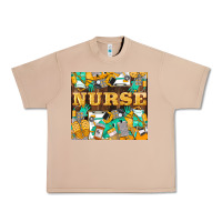 Burro Green And Yellow Nurse Urban Heavy Tee - LillyAllenDesigns