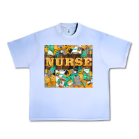 Grape Ice Green And Yellow Nurse Urban Heavy Tee - LillyAllenDesigns